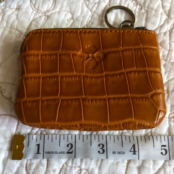 Patricia Nash Leather Croc Coin Purse OS - Picture 4 of 8